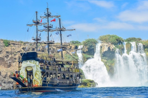 Antalya: Lara-Piraten-Bootsfahrt mit Mittagessen und Abholung