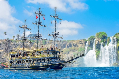 Antalya: Lara-Piraten-Bootsfahrt mit Mittagessen und Abholung