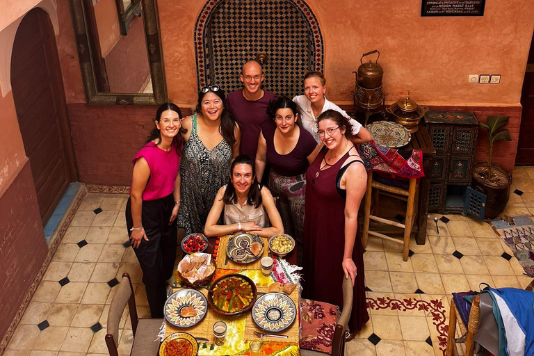 Marrakech: Corso di cucina marocchina con una famiglia locale