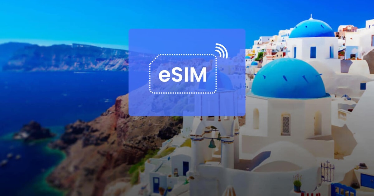 Santorin Grèce/ Europe eSIM Roaming Mobile Data Plan GetYourGuide