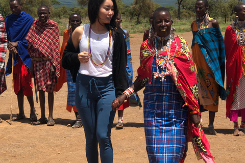 Tour del villaggio Masai e cultura a Kajiado da Nairobi.Opzione standard