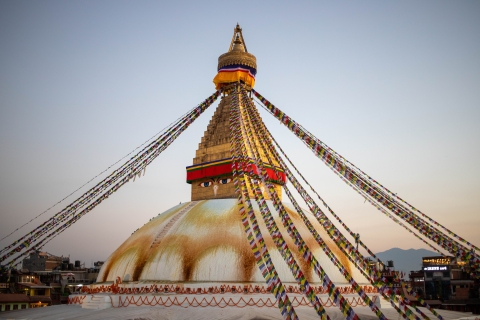 Katmandou la sacrée : Excursion d'une demi-journée à Pashupatinath et Boudhanath