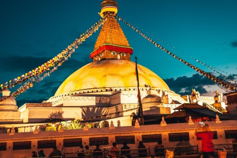 Katmandou la sacrée : Excursion d'une demi-journée à Pashupatinath et Boudhanath