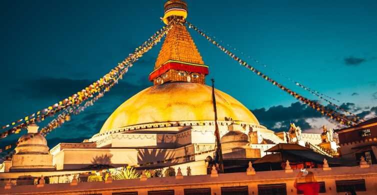 Šventasis Katmandu: Pashupatinath ir Boudhanath Pusės dienos ekskursija