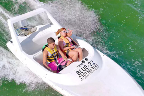 Cancun: Djungel Speedboat &amp; Snorkling Äventyr