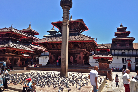 Katmandu: excursão guiada de meio dia a Swambhunath e Durbar Square