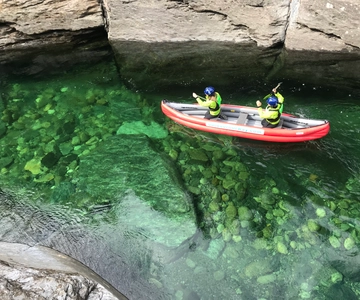 Voss: tour guidato in canoa sul fiume Raundal
