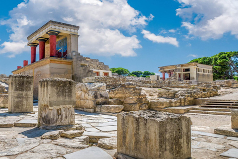 Heraklion: Ingresso para Knossos com museu opcional e guia de áudioPalácio de Knossos e Museu Arqueológico Ingressos e guias de áudio