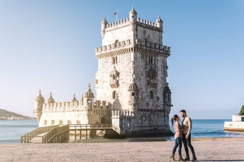 Lisbon: Professional Photoshoot at Belem Tower Premium (20 to 40 photos)