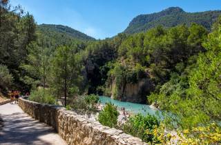 Von Valencia aus: Geführte Wanderung durch Montanejos mit natürlichen Pools