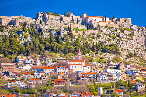 Split: Klis Sunset Sightseeing Tour turístico de ônibusSplit: ônibus Sunset Klis Fortress e passeio a pé