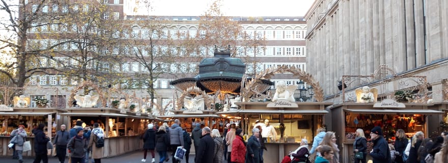 Düsseldorf : vieille ville et Rhin