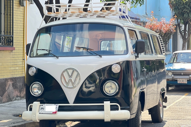 Meksyk: zabytkowy autobus Xochimilco VW, przejażdżka łodzią i brunch