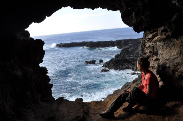 Visit Private Trekking Tour Easter Island Caves in Hanga Roa