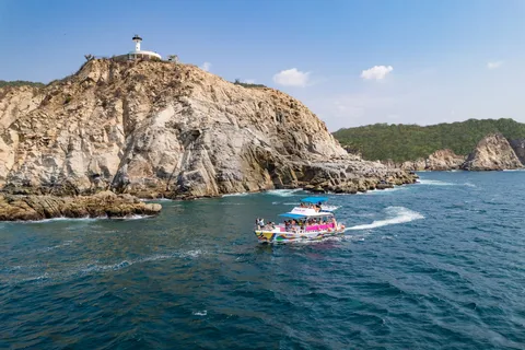 Desde Puerto Escondido: Excursión a las 7 Bahías de Huatulco con Snorkel