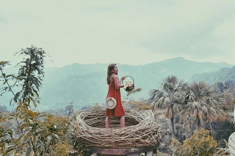 Bedugul Tour Bali Handara Gate z wodospadem Banyumala