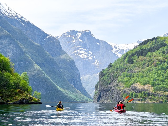 Visit From Flåm: Nærøyfjord 3 Day Kayaking and Camping Tour in Flam
