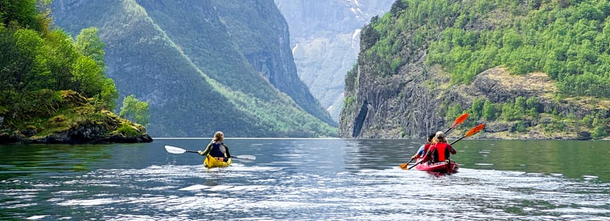 Au départ de Flåm : Nærøyfjord 3 jours de kayak et de camping