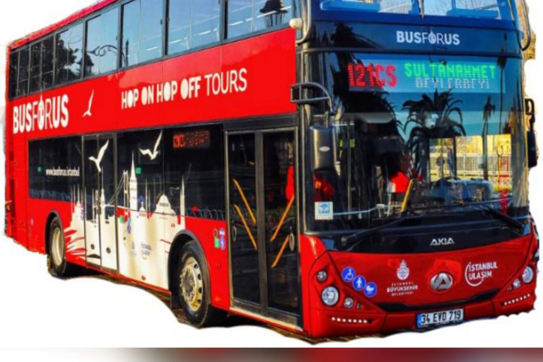 Istanbul Hop On Hop Off Bus 24 Hours TicketIstanbul Bus Turístic