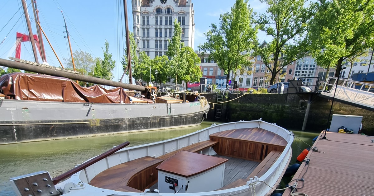 Rotterdam SightseeingTour mit dem offenen Boot im Stadtzentrum