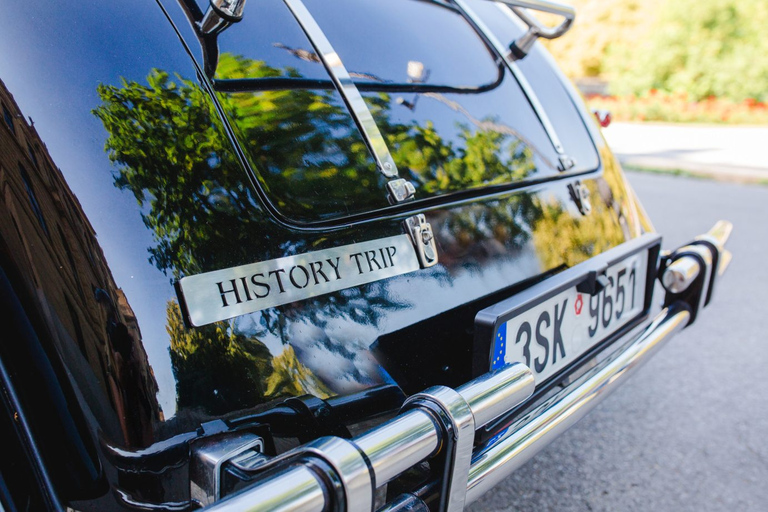 Prague streets in Vintage convertible, Prague castle tour Prague: Old Town and Prague castle sightseeing tour