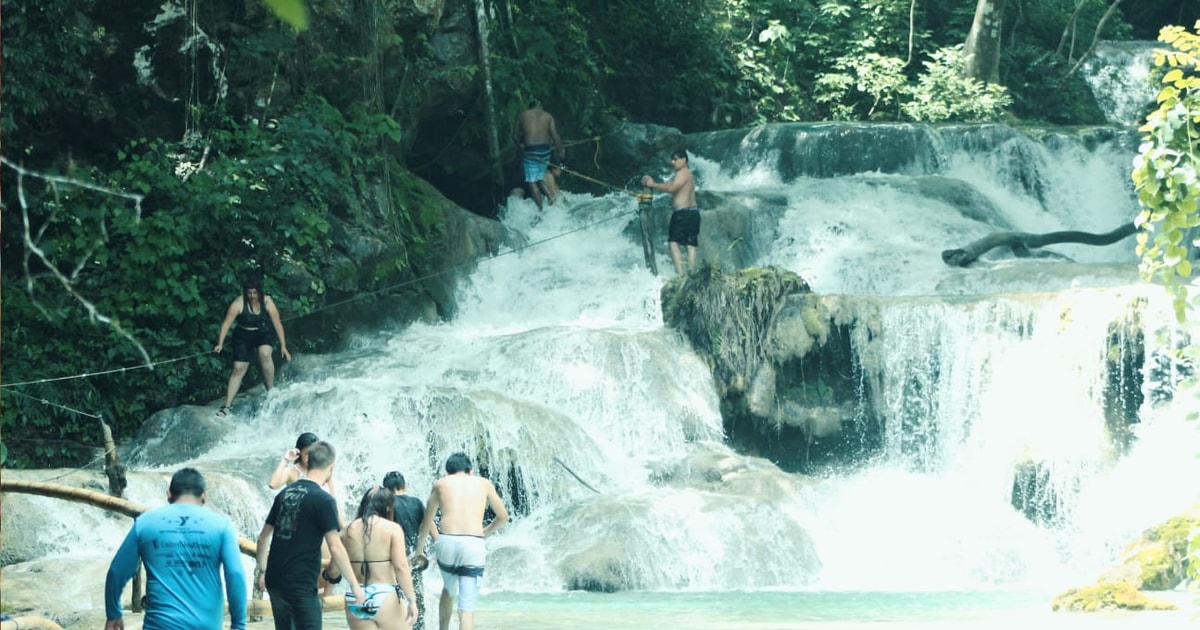 From Huatulco Magical Copalitilla Waterfalls With Entry GetYourGuide   148 