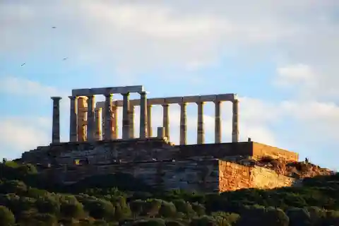 Au départ d'Athènes : Transport et visite guidée facultative de Sounion
