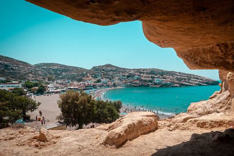 Heraklion: Spinalonga, Agios Nikolaos, Elounda & Plaka TourAbholung von Agia Pelagia, Lygaria und Fodele