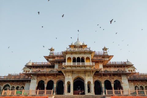 Jaipur : Une excursion guidée d'une journée complète pour découvrir les points forts de la ville de JaipurVisite privée avec transport, guide, billets d'entrée et déjeuner