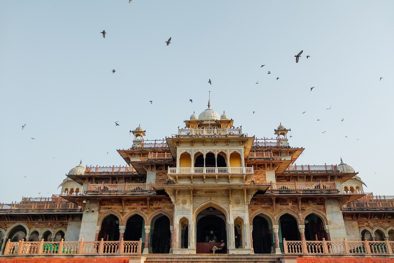 Jaipur : Ein geführter Ganztagesausflug zu den Highlights der Stadt JaipurPrivate Tour mit Transport, Guide, Eintrittskarten und Mittagessen