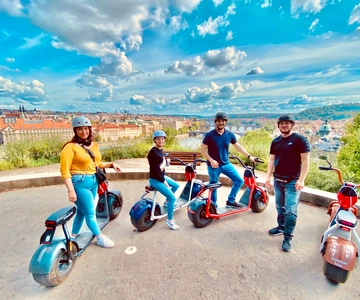 Prague: Fat Tire E-Scooter Guided Tour