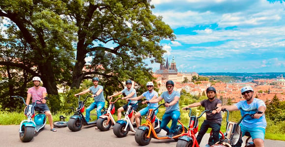 Prague: Fat Tire E-Scooter Guided Tour