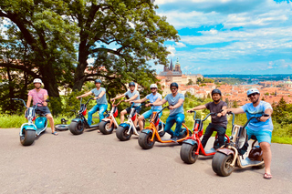 Prague: Fat Tire E-Scooter Guided Tour