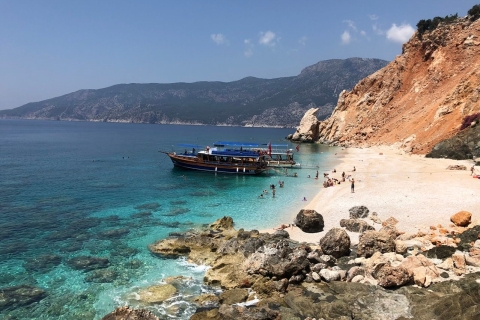 Von Antalya aus: Ganztägiger Suluada Bootsausflug mit BBQ MittagessenGanztägiger Suluada Bootsausflug - mit Hoteltransfer
