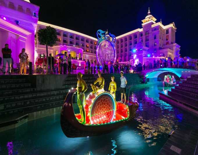 From Antalya: Land of Legends Transfer and Boat Parade Show