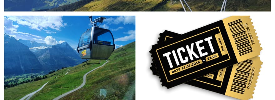 Billet pour l'attraction : Grindelwald First depuis Interlaken
