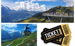 Grindelwald First: Cable Car Ticket with Cliff Walk