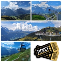 Grindelwald Primo, Biglietto della funivia con Cliff Walk - Hizvo