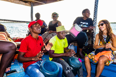 Wasini-eiland: dolfijnen spotten en snorkelen in Kisite Marine ParkVertrek vanuit Diani & Tiwi