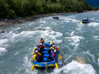 Laax, Flims, Ilanz: Vorderrhein Rafting (half day)