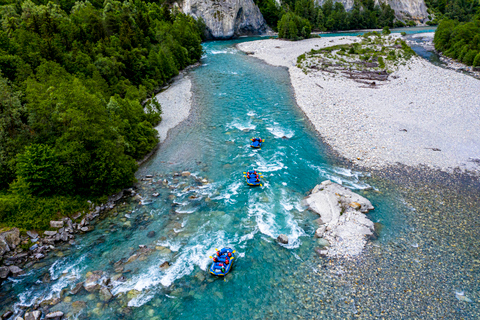 Laax, Flims, Ilanz: Vorderrhein Rafting (halber Tag)Ilanz: Vorderrhein Rafting (halber Tag)
