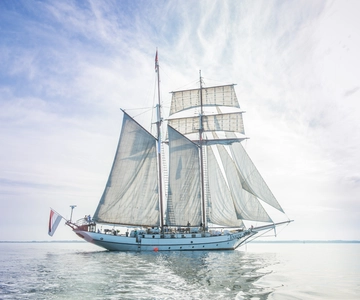 Rostock: Seglingstur vid Östersjön på historiskt högfartyg