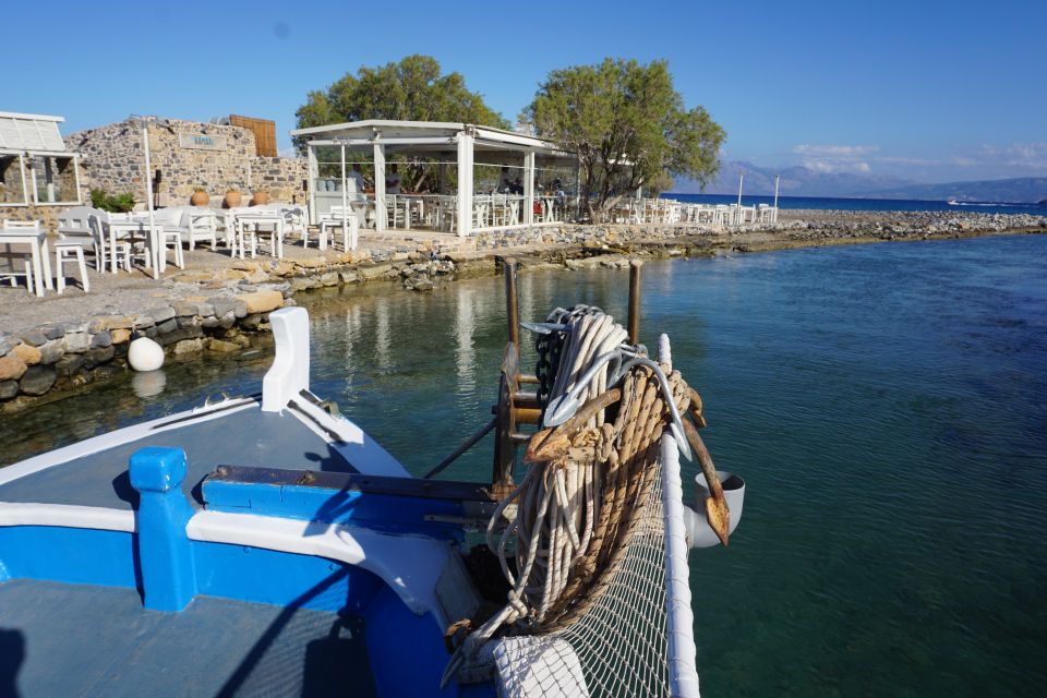 Crete: Fishing & Swimming Boat Cruise with Fresh Fish Meal