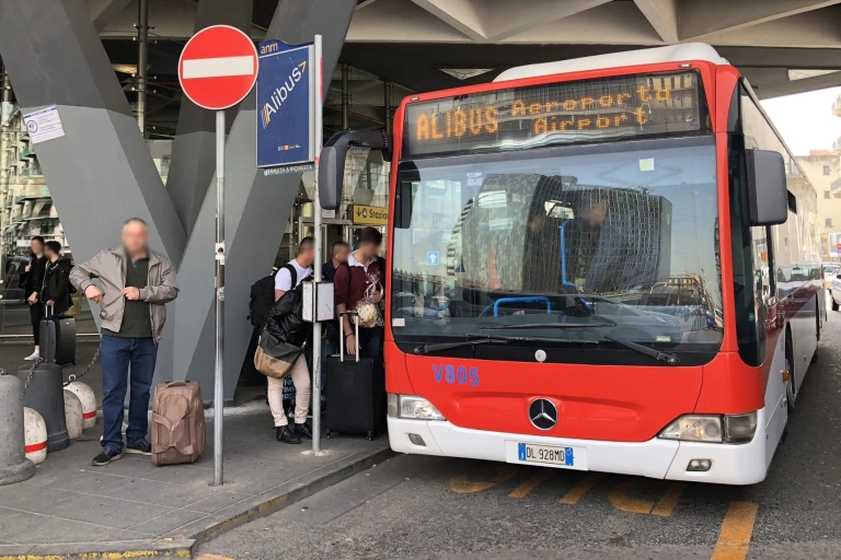 Luchthaven Napels: bustransfer van/naar het stadscentrum van NapelsEnkele reis van het stadscentrum van Napels naar de luchthaven van Napels