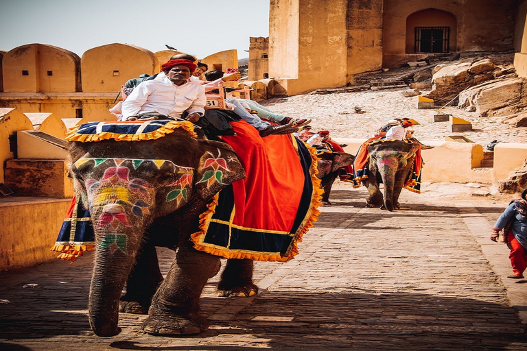 2 Días: Visita al Taj Mahal y Jaipur con DesayunoRecorrido en cómodo coche con aire acondicionado y guía local