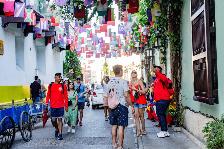 Wandeltocht door het geweldige centrum van Cartagena: Downtown & Getsemani