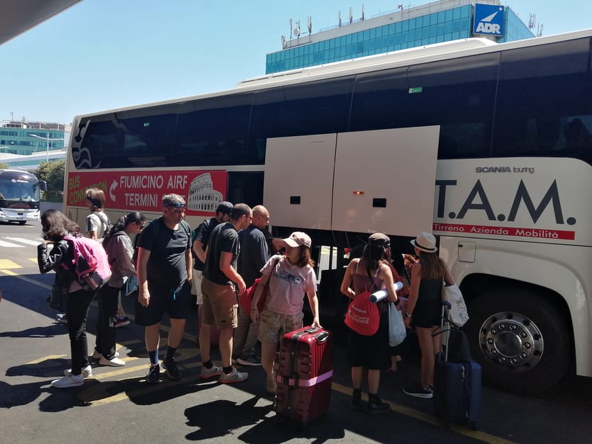 Rome Fiumicino Airport Shuttle Bus to Rome City Center GetYourGuide