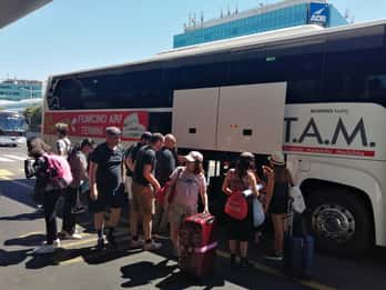 Rom: Fiumicino Airport Shuttle Bus till Roms centrum