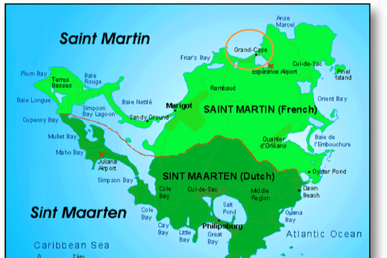 St. Martin: Grand Case Strand Entspannung