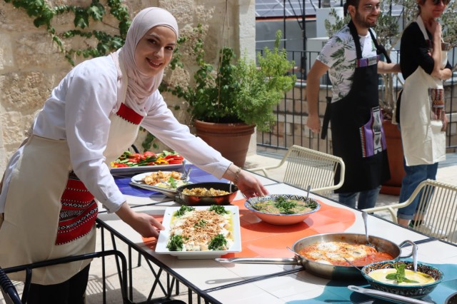 Visit From Bethlehem Palestinian and Oriental Cooking Classes. in Jerusalem